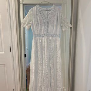 Maternity Ecosunny Women's Deep V Neck Short Sleev